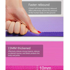 Beginner-Friendly Non-Slip Yoga Mat for Men and Women with Straps, Tutorial, and Storage Bag