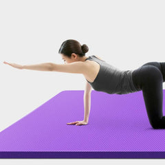 Beginner-Friendly Non-Slip Yoga Mat for Men and Women with Straps, Tutorial, and Storage Bag