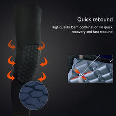 Breathable Honeycomb Knee Pads for Sports - Anti-Collision and Anti-Fall Protection