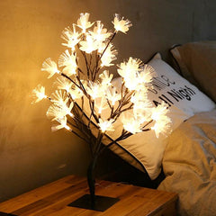 Cherry Blossom Night Light Table Lamp - Creative Decorative Gift for Home and Office