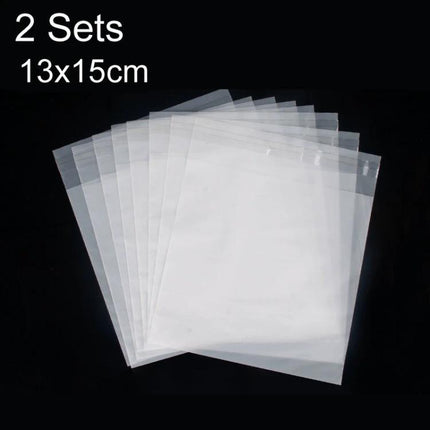 Matte CPE Self-Sealed Bags for Electronics Packaging and Protection – clear 13x15cm pack showing multiple matte resealable CPE bags