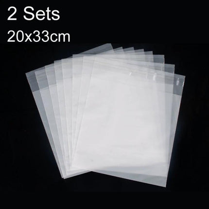 Matte CPE Self-Sealed Bags for Electronics Packaging and Protection — clear 20x33cm pack of resealable CPE bags for smartphones, tablets, jewelry
