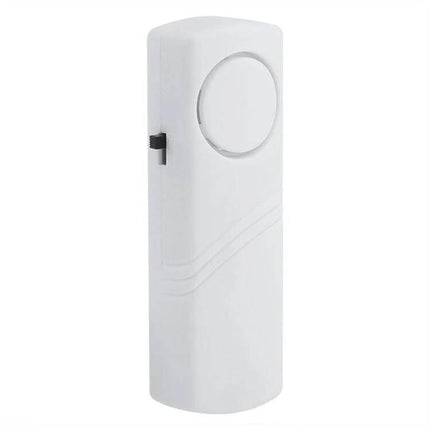 Wireless Door and Window Burglar Alarm for Home Safety - white wireless door/window sensor and alarm for front doors, windows, garage security