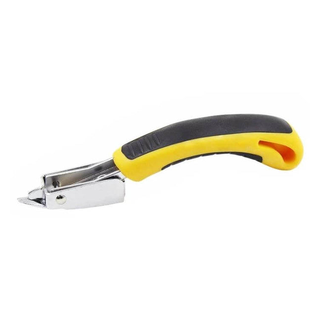 Plastic Handle Nail Remover Gripper For Easy Nail Care - lever-action metal nail puller with ergonomic non-slip yellow plastic handle