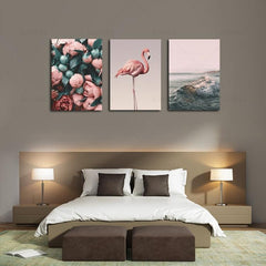 B283 Framed Modern Canvas Art - Elegant Wall Decor for Home Enhancement