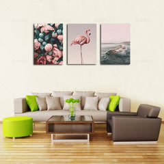 B283 Framed Modern Canvas Art - Elegant Wall Decor for Home Enhancement