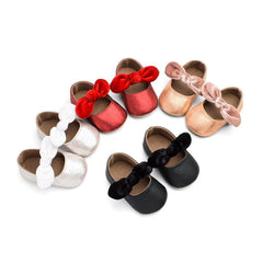 Chaussures pour bébé fille et tout-petit, chaussures en tissu doux pour nouveau-né, chaussures de princesse, chaussures plates