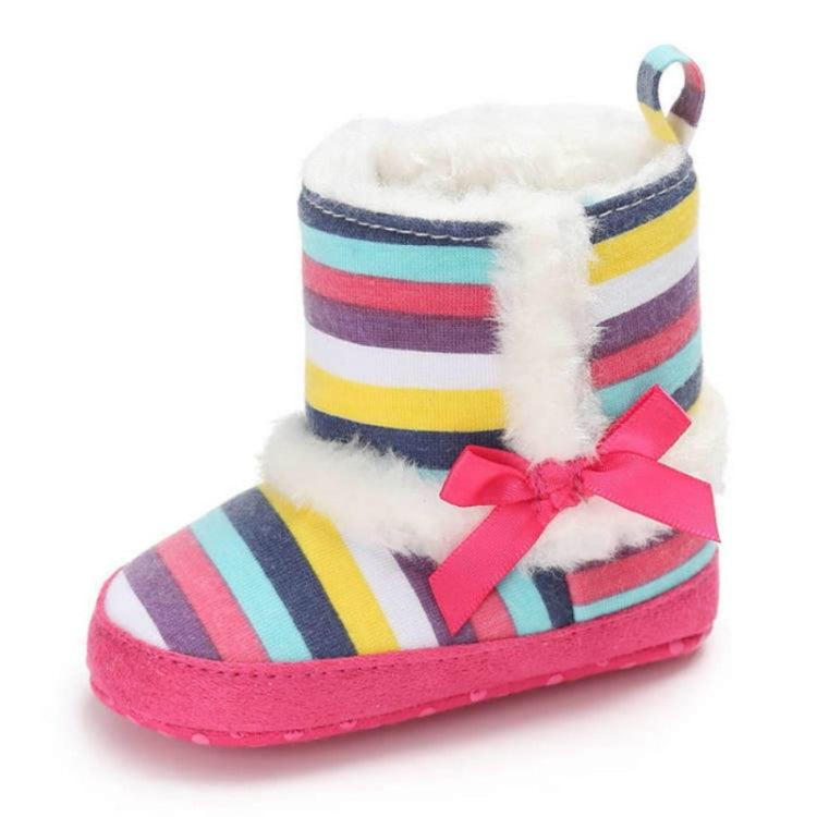 Cozy Velvet High Heel Baby Boots - Warm Fluff Indoor Winter Shoes with Anti-Slip Design