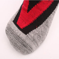 Thick Warm Winter Ski Socks for Outdoor Sports - Long Sweat-Absorbent Hiking Socks