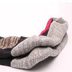 Thick Warm Winter Ski Socks for Outdoor Sports - Long Sweat-Absorbent Hiking Socks