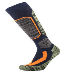 Chaussettes de ski Sports de plein air Chaussettes de randonnée chaudes absorbantes de la transpiration épaisses et longues