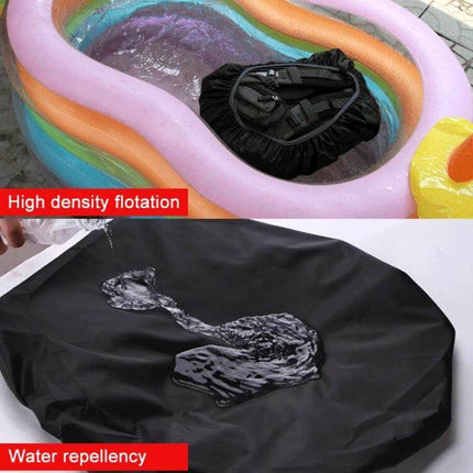 Waterproof Adjustable Rain Cover for Backpacks, 35L to 80L protecting backpack from rain, water repellency and flotation