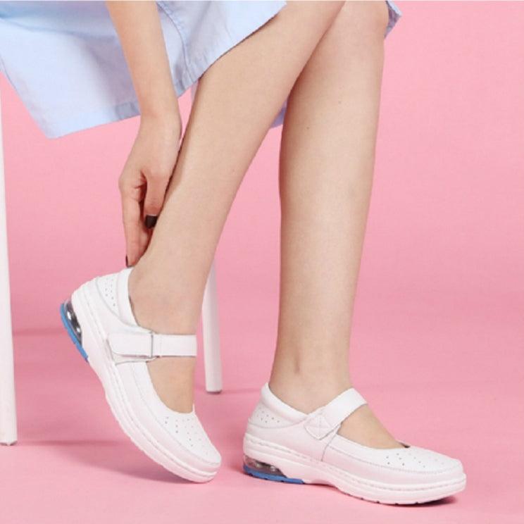 Breathable Summer Flats for Women in Healthcare