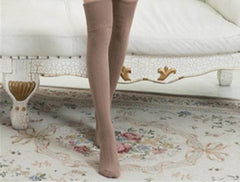 Luxurious Over-the-Knee Cotton Socks for Cozy Fall and Spring