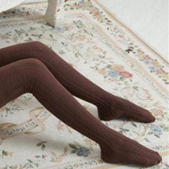 Luxurious Over-the-Knee Cotton Socks for Cozy Fall and Spring