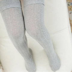 Luxurious Over-the-Knee Cotton Socks for Cozy Fall and Spring