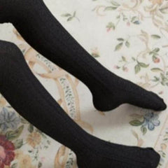 Luxurious Over-the-Knee Cotton Socks for Cozy Fall and Spring