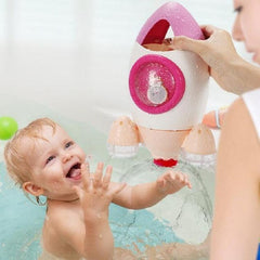 Rotating Rocket Water Spray Bath Toy for Kids