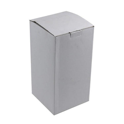 Stainless Steel Toilet Brush for Everyday Bathroom Upkeep in plain white packaging box, packaged toilet brush for home bathroom cleaning