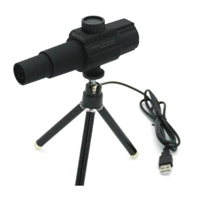 Smart USB Microscope for Live Viewing and Home Use compact monocular on tripod with USB cable for DIY inspections and education