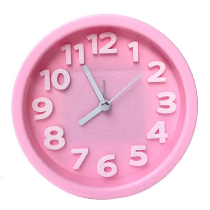 Round Alarm Clock Silent For Kids Bedroom Everyday Use