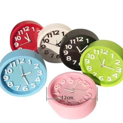 Round Alarm Clock Silent For Kids Bedroom Everyday Use