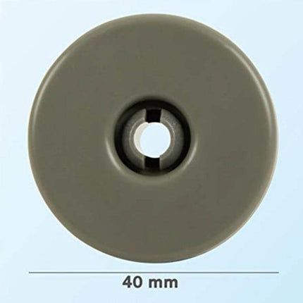 Dishwasher Lower Basket Wheel 40mm Replacement Part - gray 40mm plastic lower rack wheel compatible with AEG Favorit Privileg Zanussi