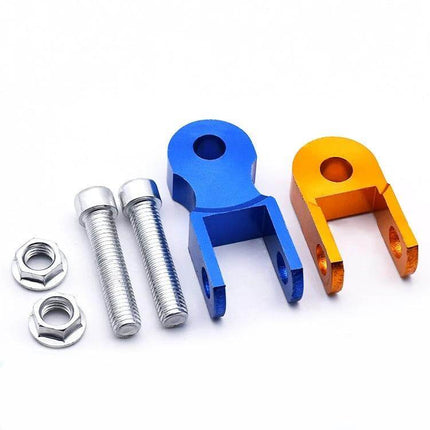 Shock Absorber Extender For Motorcycle, 5 cm Height Increase - blue and gold aluminum rear lift extenders with bolts and nuts for improved ground clearance