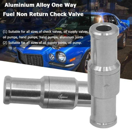 Car Aluminum Alloy Gasoline Fuel Check Valve For Automotive Use - compact 10g one-way aluminum alloy non-return fuel check valve for cars