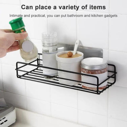 Wrought Iron Wall Shelf For Bathroom Storage | Syndmart