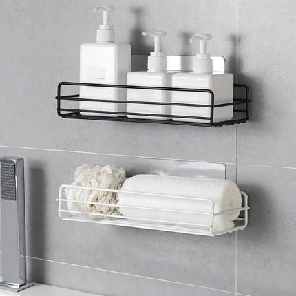 Wrought Iron Wall Shelf For Bathroom Storage | Syndmart