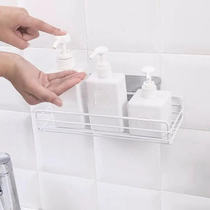 Wrought Iron Wall Shelf For Bathroom Storage | Syndmart