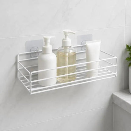 Wrought Iron Wall Shelf For Bathroom Storage | Syndmart