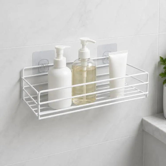 Wrought Iron Wall Shelf For Bathroom Storage | Syndmart