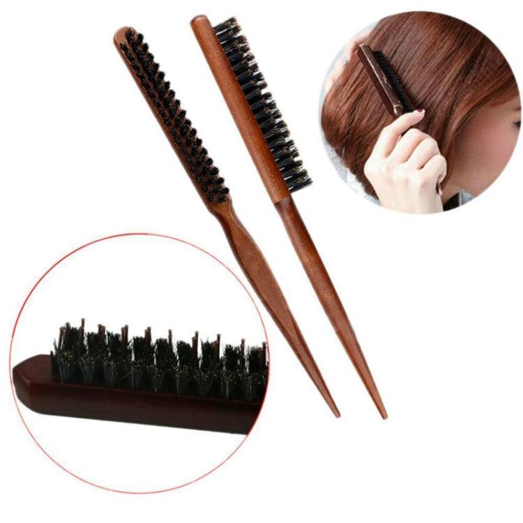 Sandalwood Pointed Bristle Comb for Hair Styling and Grooming