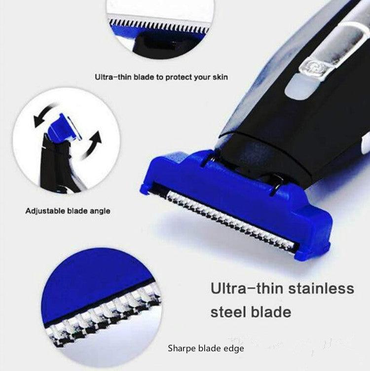 Rechargeable Electric Shaver for Men - Trimmer with USB Power