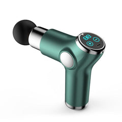 K515 Portable Muscle Massage Gun for Fitness and Relaxation LCD Version 32 Gears (Green)