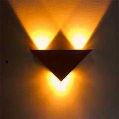 Modern LED Triangle Wall Sconce for Stylish Interior Lighting