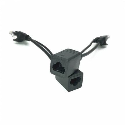 15-Piece POE Splitter Kit for Network Camera Power Supply compact RJ45 splitter pair for easy camera installation and cable-only power/data