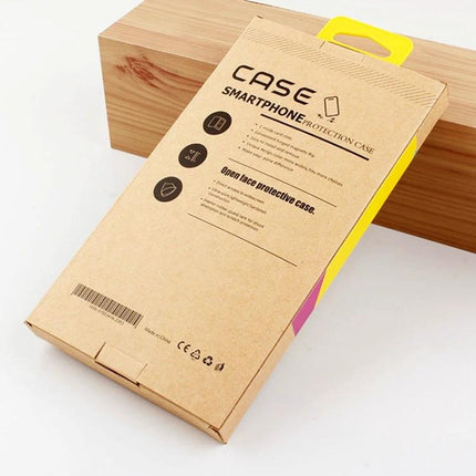 Kraft Paper Packaging Boxes for Phone Cases, Set of 50 Sizes Small and Large - kraft cardboard phone case shipping boxes with handle