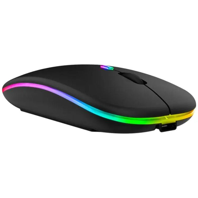 Silent RGB Backlit Bluetooth Wireless Mouse for Daily Use