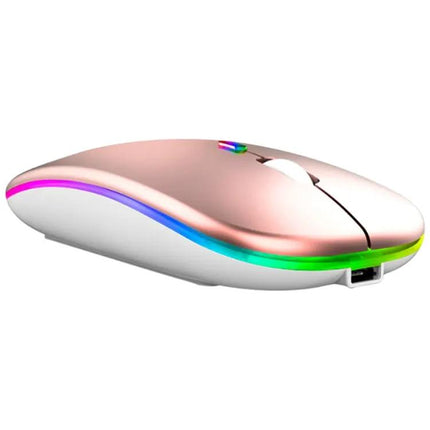 Silent RGB Backlit Bluetooth Wireless Mouse for Daily Use