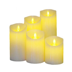 3 piezas de velas electrónicas LED para cumpleaños, bodas, decoración del hogar, portavelas, recargable, tamaño: