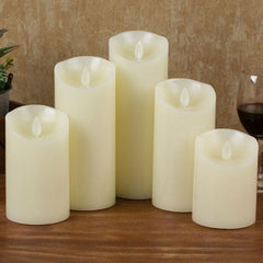 3 piezas de velas electrónicas LED para cumpleaños, bodas, decoración del hogar, portavelas, recargable, tamaño: