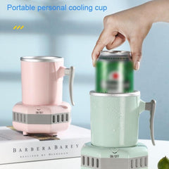 Compact Quick-Freeze Cooling Cup for Fast Chilled Drinks - CN Plug