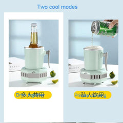 Compact Quick-Freeze Cooling Cup for Fast Chilled Drinks - CN Plug