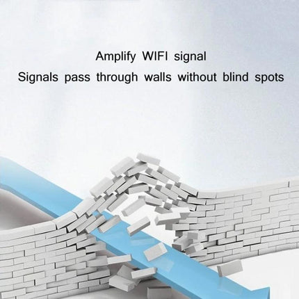 Wireless WiFi Repeater for Extending Home Network Coverage – device amplifying signal through walls to eliminate dead zones for streaming and browsing