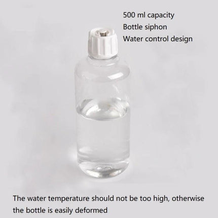 Automatic Water Dispenser for Cats and Dogs at Home - 500ml clear bottle with siphon cap and water control design for pet hydration