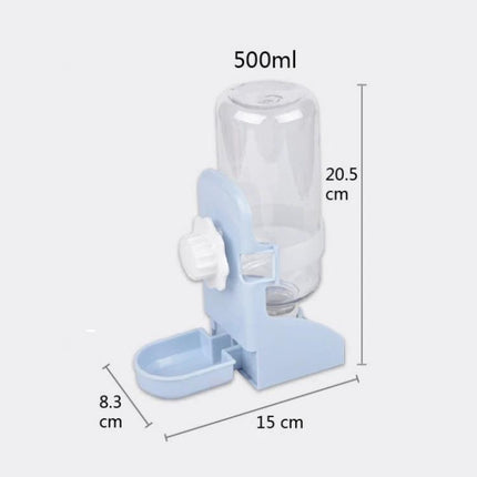 Automatic Water Dispenser for Cats and Dogs at Home - 500ml hanging automatic pet water dispenser with measurements