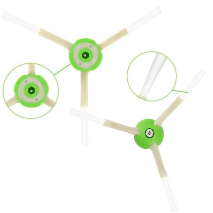 iRobot Roomba i7 E5 E6 Replacement Brush and Filter Set - green 3-arm side brushes for Roomba i7 E5 E6 models